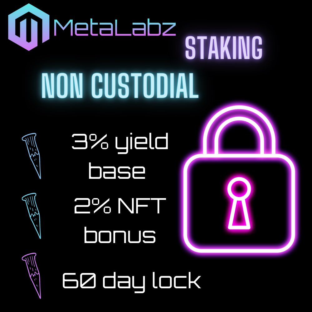 Meta_labz's tweet image. Did you want more?….
Well we might have just pulled the trigger on our very own in house staking platform 👀
#MetaLabz
#V2
#staking