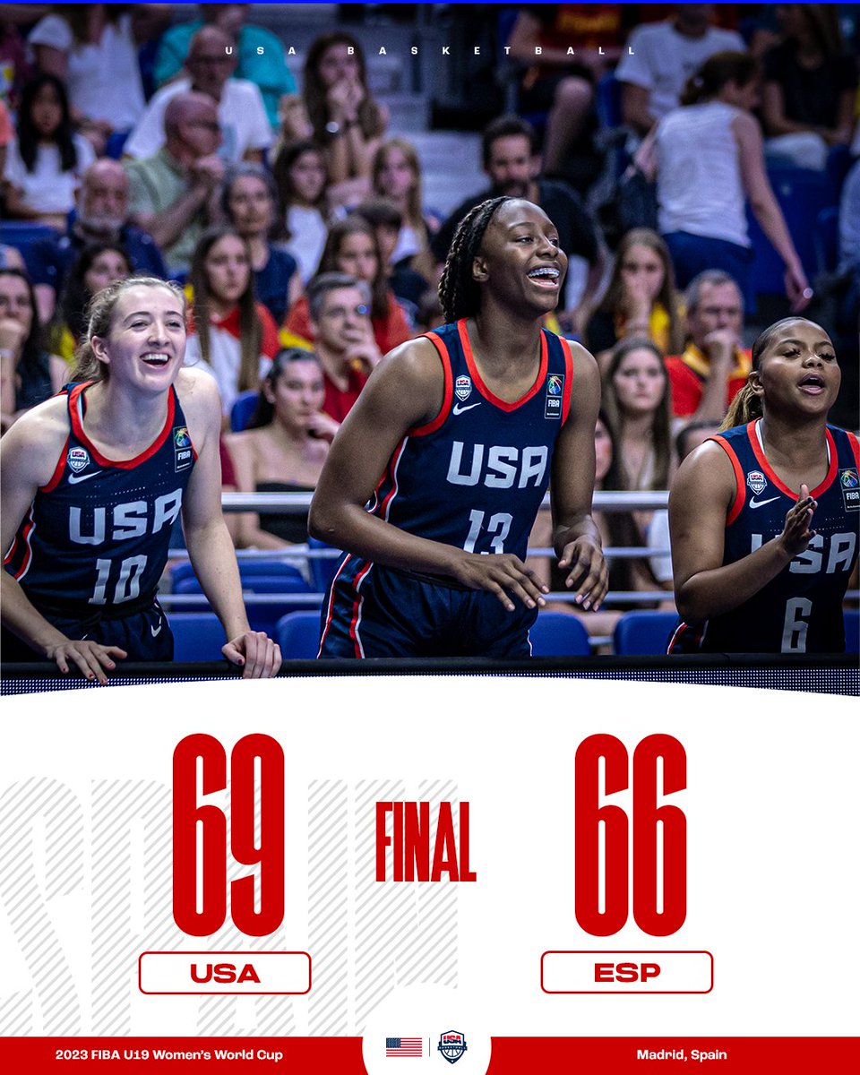 🇺🇸 #USABWU19 is GOLDEN AGAIN 🥇🥇🥇

#FIBAU19
