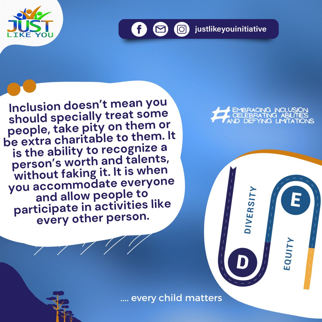 Today’s 🧵 of educative slides. This time, on #inclusion