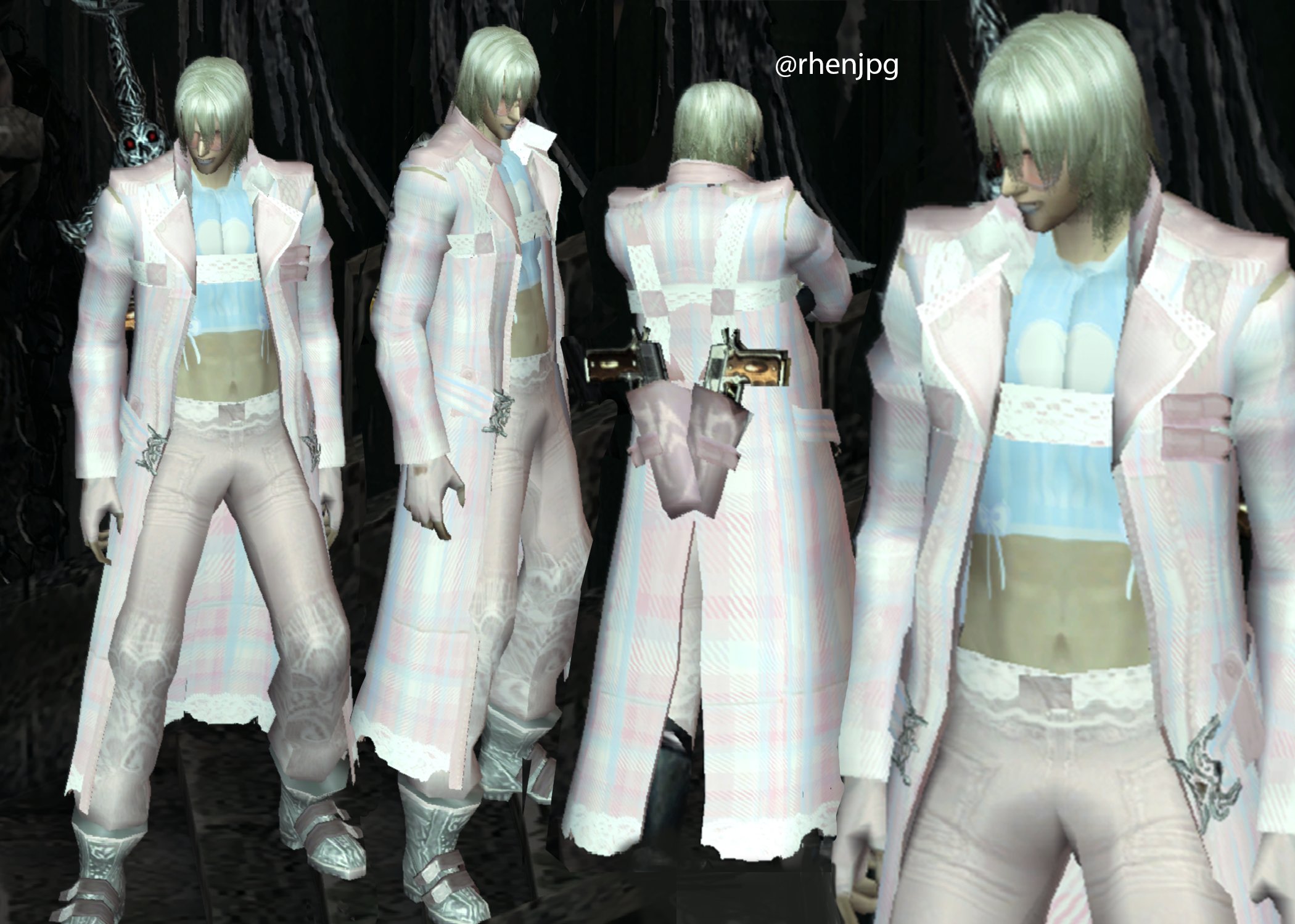 ray on X: two tickets for barbie please Dante and Vergil pink