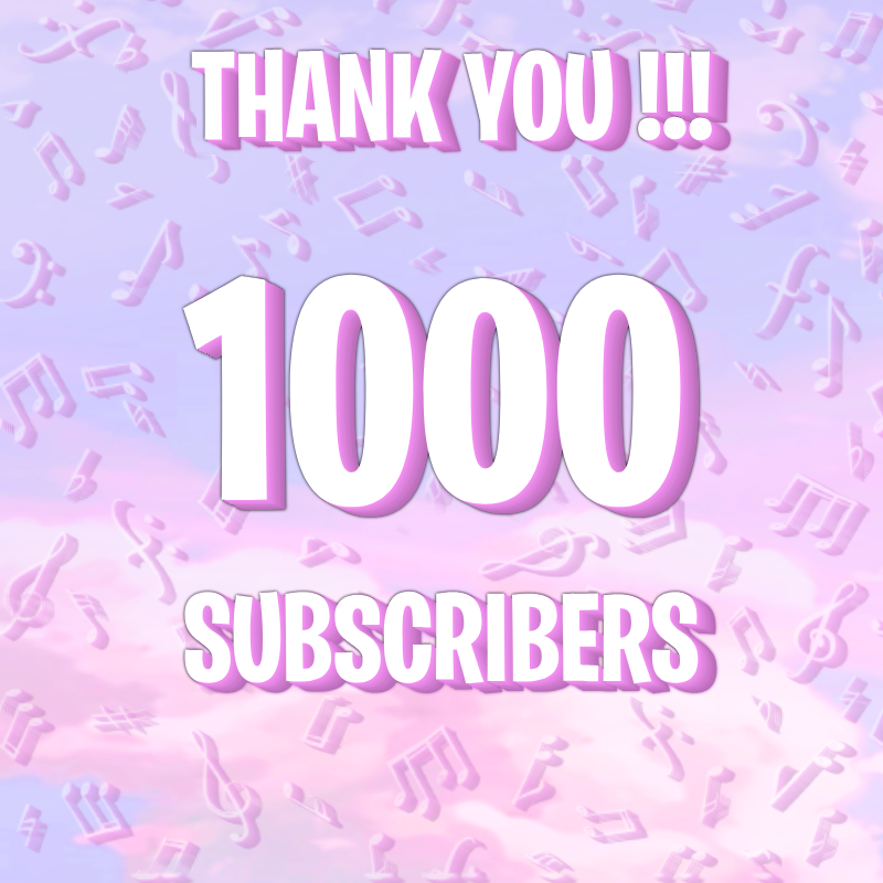 🎉A thousand times thank you!🎉
Today, with a heart full of joy and gratitude, I come to share an incredible achievement with all of you: we reached the milestone of 1000 subscribers on my YouTube channel!