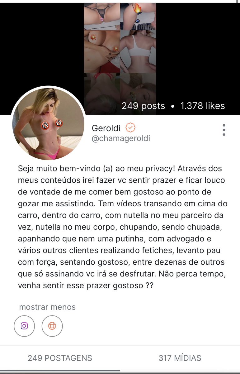 geroldianaa's tweet photo. Pela descrição já da pra saber que é uma delícia, e está cheio de novidades. 
Garanta já sua assinatura mensal por apenas 69,90 🔥 + de 300 mídias 
Ou garanta seu pack por WhatsApp com mais de 100 mídias por apenas 50 pix. 
📱 67 991946039 
Vídeos explícitos daquele jeitinho 🤤 https://t.co/suW3bTECgi