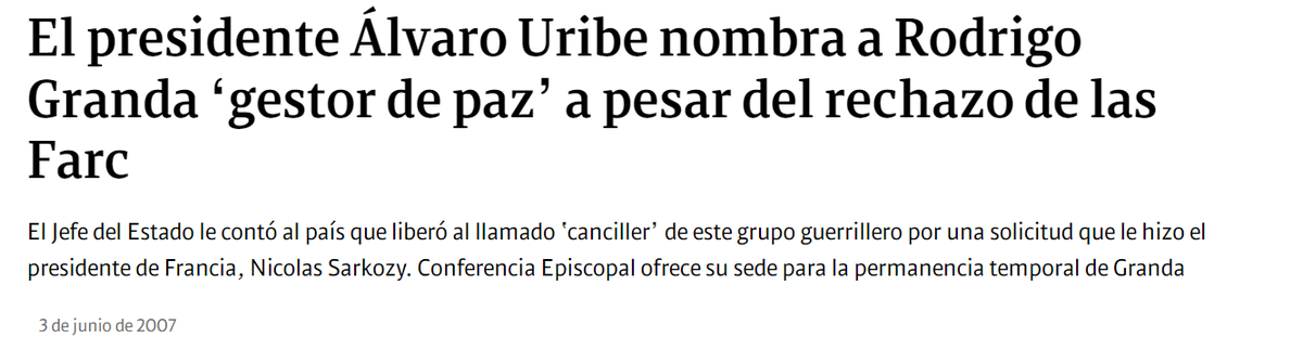 achristiandavid's tweet photo. Al expresidente Álvaro Uribe no le parece grave que el presidente Petro nombre a Salvatore Mancuso como gestor de Paz porque él, en una alocución, también usó esa figura con el guerrillero de las Farc, Rodrigo Granda. https://t.co/pYdJfbz6Ee