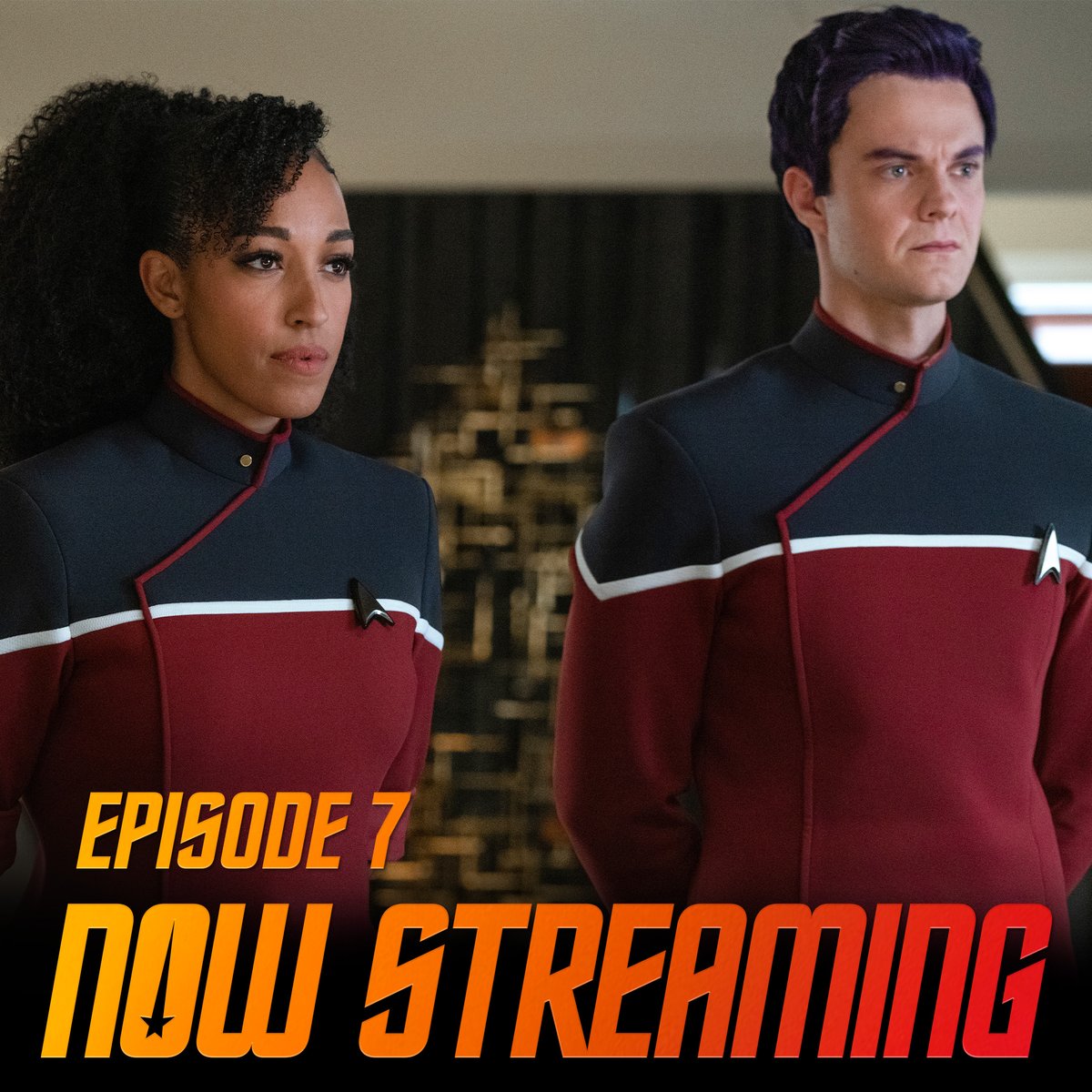 #StarTrek #StrangeNewWorlds' crossover with #StarTrekLowerDecks is now streaming on @ParamountPlus! LOWER 🖖 DECKS 🖖 LOWER 🖖 DECKS 🖖