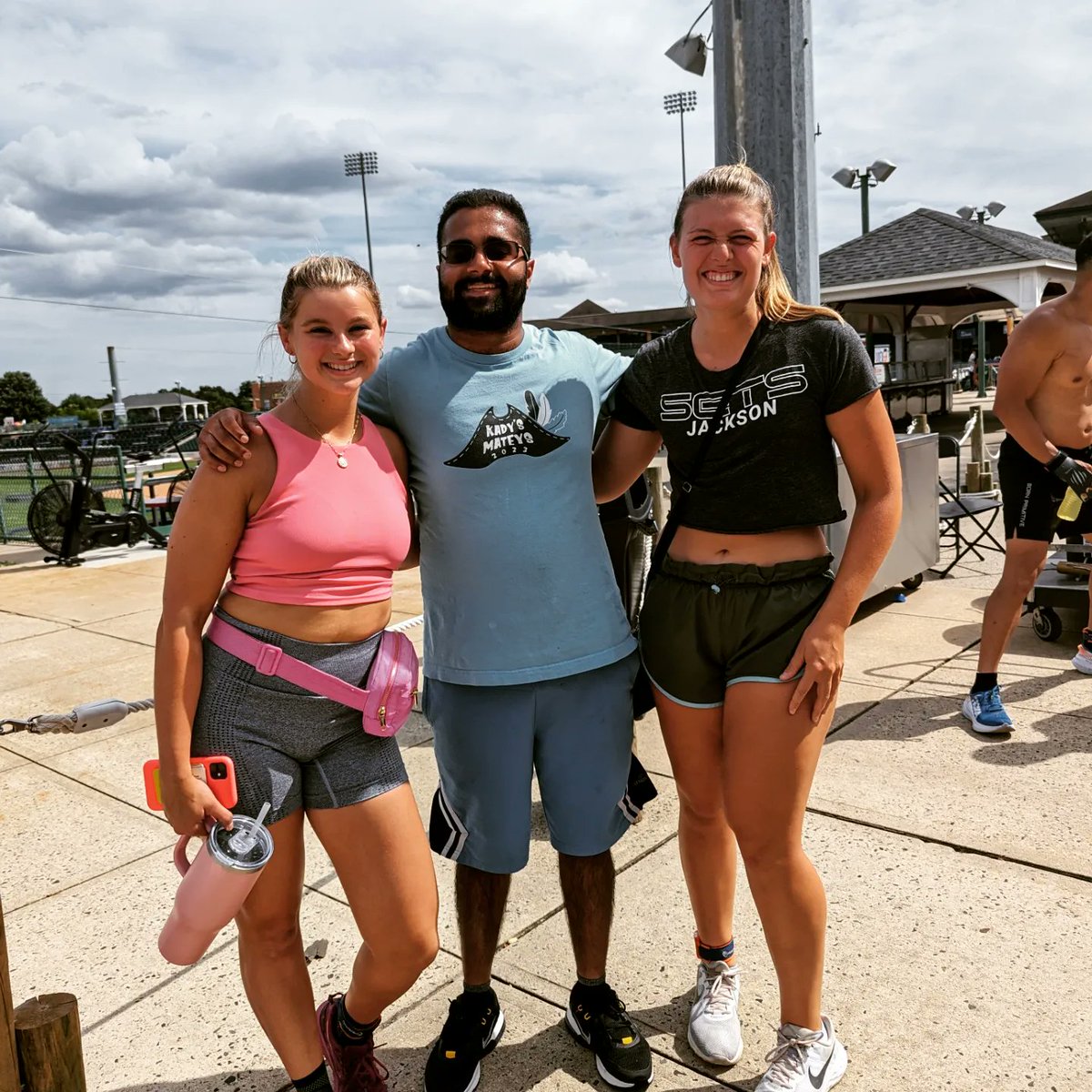 NRMedia50's tweet photo. What a day yesterday as I competed in my second Tribe Fitness Challenge live from Shoretown Ballpark. Thank you to everyone for the support and cheering @LeonardWheeler7 @AmyTrask @LeonardMarsh70 @TheDnRCompany 💯👍💪🔥🔥🔥🐐🐐🐐🏆🏆🏆 #NRMedia #TribeFitnessChallenge #SetsBuilt https://t.co/G70yUD00VF