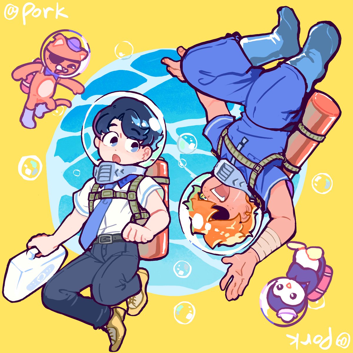 #octonauts
#fanart 
🐱🐧