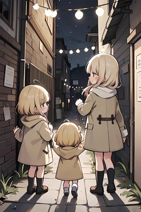 三人でおでかけおはようございます。 
