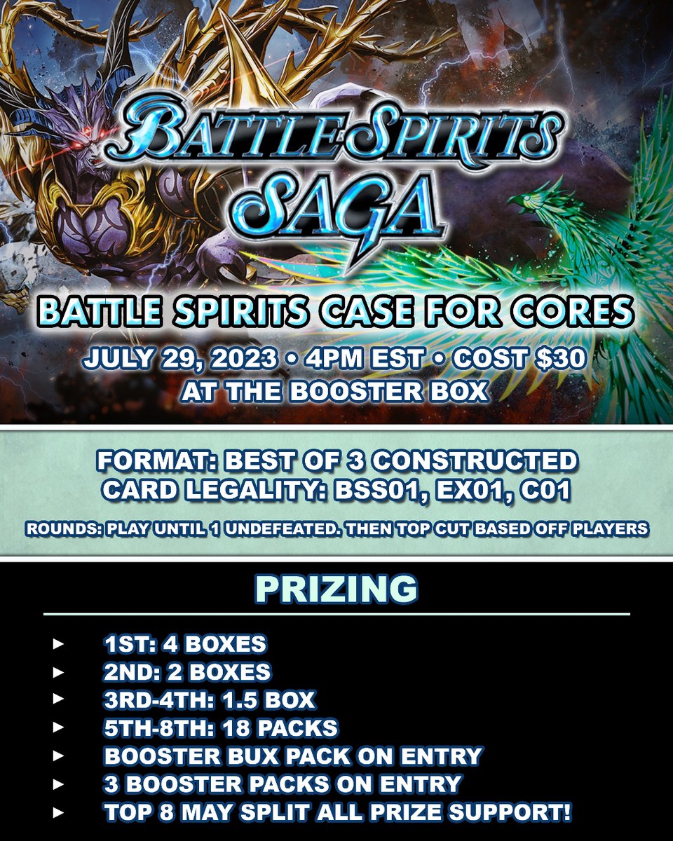 boosterboxtcg's tweet photo. Lots of fun events planned for this week! We hope to see you guys at the store!
#tcg #virginiabeach #hamptonroads #digimontcg #pokemontcg #kidsday #bss #battlespirits #kidsevent #tradingcards #tradingcardstore #hobbyshop #cardshop https://t.co/RxeMeZJbP5