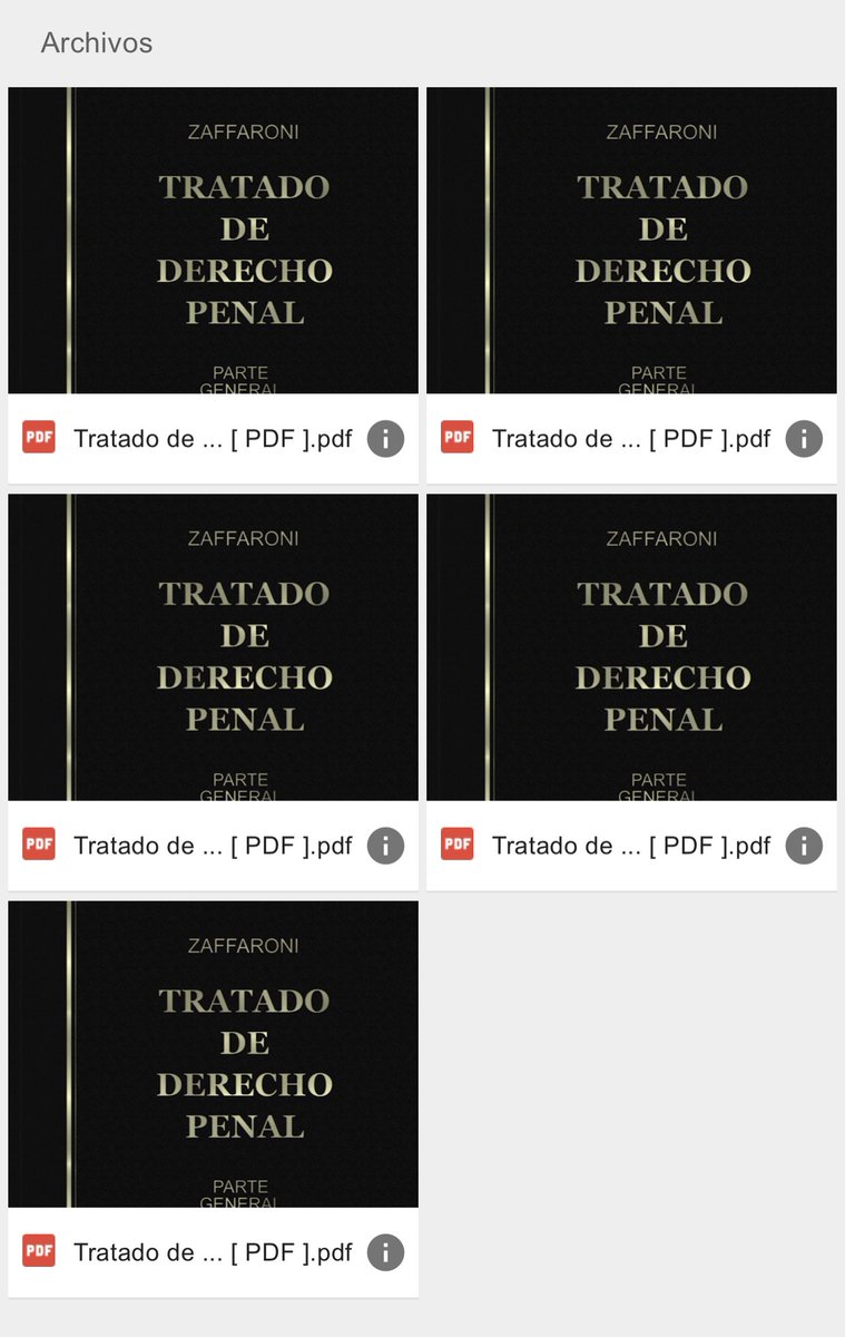 DERECHO PENAL/ DOCTRINA/ TRATADOS DE DERECHO PENAL- Zaffaroni. 
drive.google.com/drive/mobile/f…