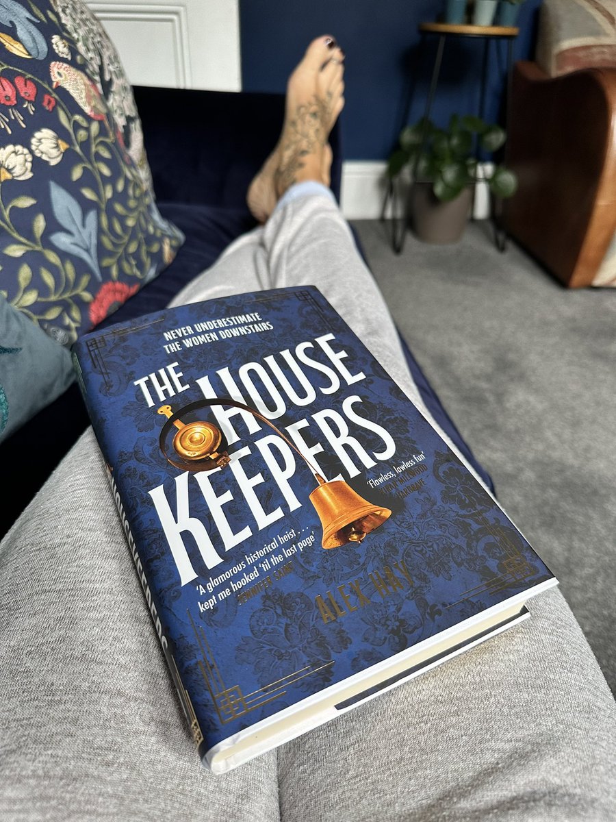 Right, I am peopled & social media’d out. Time to spend a few hours with #TheHousekeepers! 📖