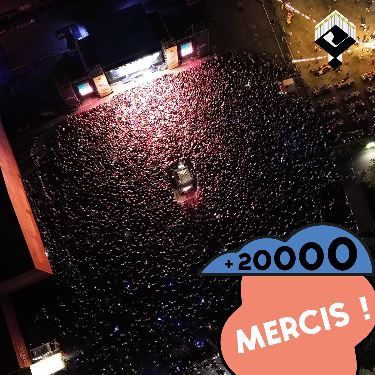 Vous étiez SUBLIMEEES 🧡
MERCI aux plus de 20000 festivaliers présents à cette 18e édition et rendez-vous l'année prochaine 🔥

(pour les remboursements cashless, pas d'inquiétude, on vous explique tout demain 😉)

LOVE ❤️🧡💛💚💙💜🤎