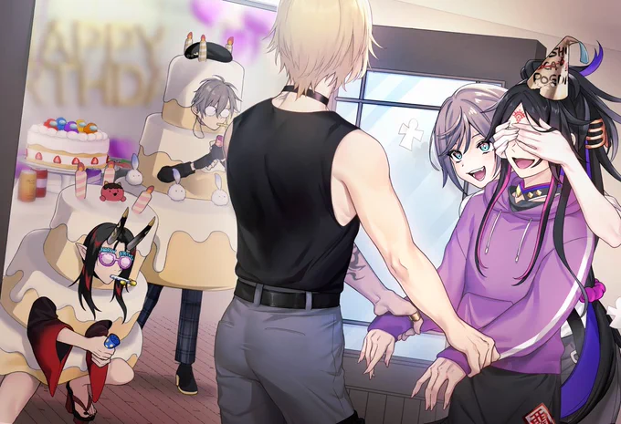 Luxiem will always be five………  I love you