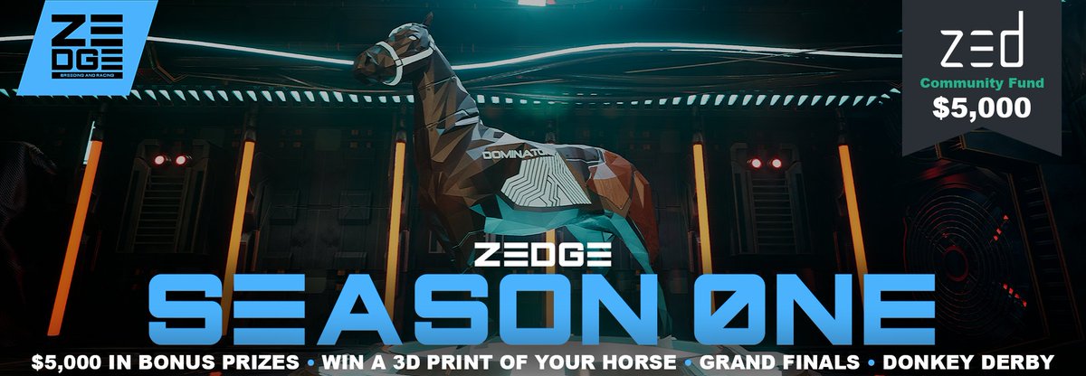 Week 2 finals will run tonight from 20:00 UTC. There are 34 unique stables competing across 4 finals for entry to the week 4 Grand Final. 

Week 3 entries open tomorrow from 08:00 UTC. This will be the last week to qualify before the finals.

#zedrun #Web3Gaming  🐎🔥💙