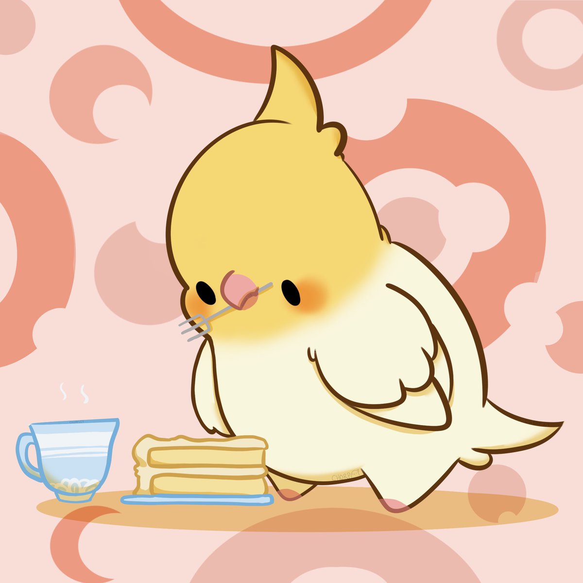 Chorp_'s tweet photo. 🍰☕️ https://t.co/SsLjzWNbTM