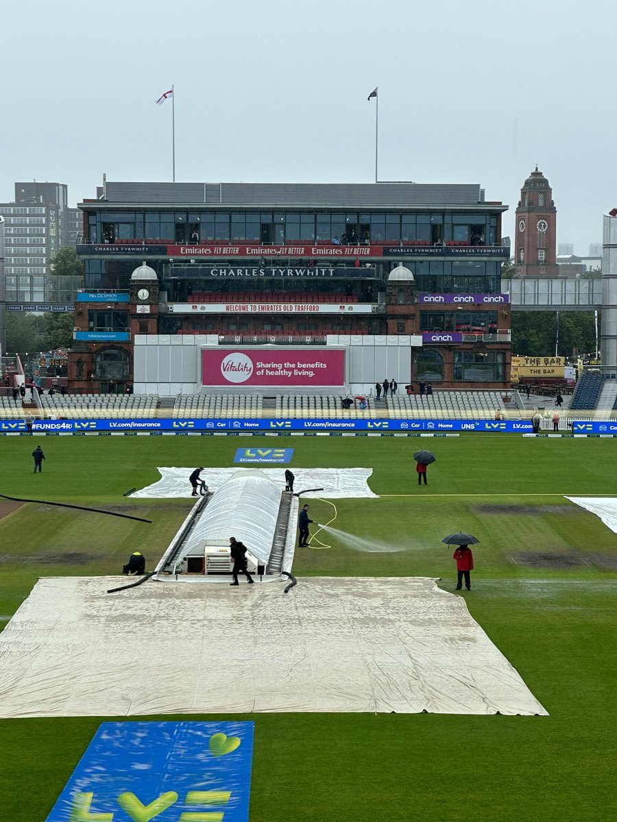 Water the pitch of course