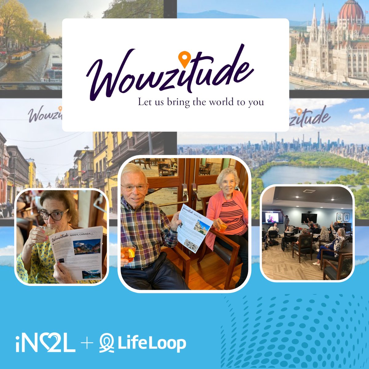 Exciting news! We've partnered with @Wowzitude, an interactive travel club offering captivating city tours. Every moment becomes an opportunity for learning, connection, exploration, and pure escape! Read more: hubs.ly/Q01Y4nr60  #SeniorLiving #VirtualTravel