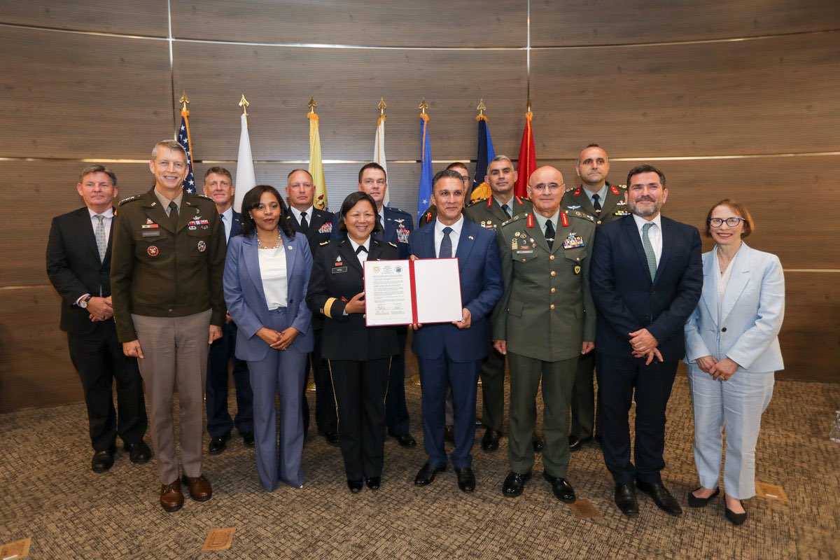 The finalisation of our accession to @DeptofDefense @USNationalGuard State Partnership Program and our pairing with the @NJNationalGuard will expand further 🇨🇾-🇺🇸 defence cooperation, enable greater interoperability and foster long term military to military ties between our armed…