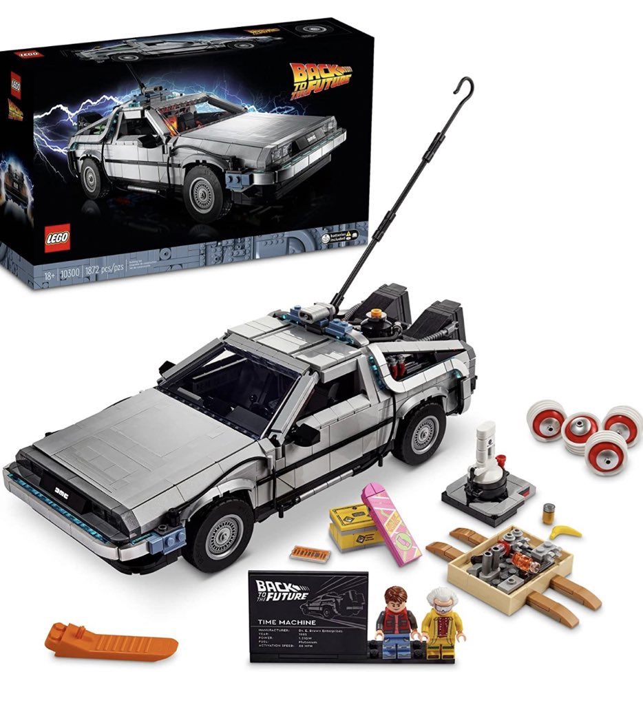 Great Scott! The #lego store in Covent Garden is dangerous! I went in for a small kit for Alex, came out with the #DeLorean!