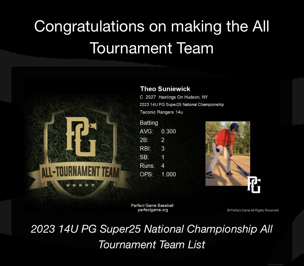 Thank you @PerfectGameUSA