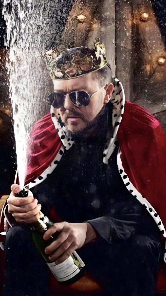 rickygervais's tweet photo. Oh, Canada 🍁 
I cannot wait to bring #Armageddon to the sold out Scotiabank Arena in Toronto. It’s even bigger than The Hollywood Bowl apparently. Mental. 
Then Montreal. But first, Woking 😂 https://t.co/tNFoYLnW0D