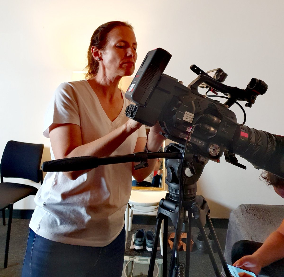 scwolf5's tweet image. Filming at the @NFTSFilmTV in Beaconsfield.

#cinematographer #focuspuller #film #shortfilm #filmmaking #filmmaker #camera #filmset