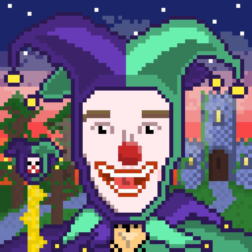 jpegned's tweet photo. GM!
Appreciate everyone who has bid so far 😌 

Not surprised to see @ThisClownKnows in the lead on this one 🃏

12 hours remaining on The Jester Pixel Harrddy https://t.co/jcCFqWgzSA