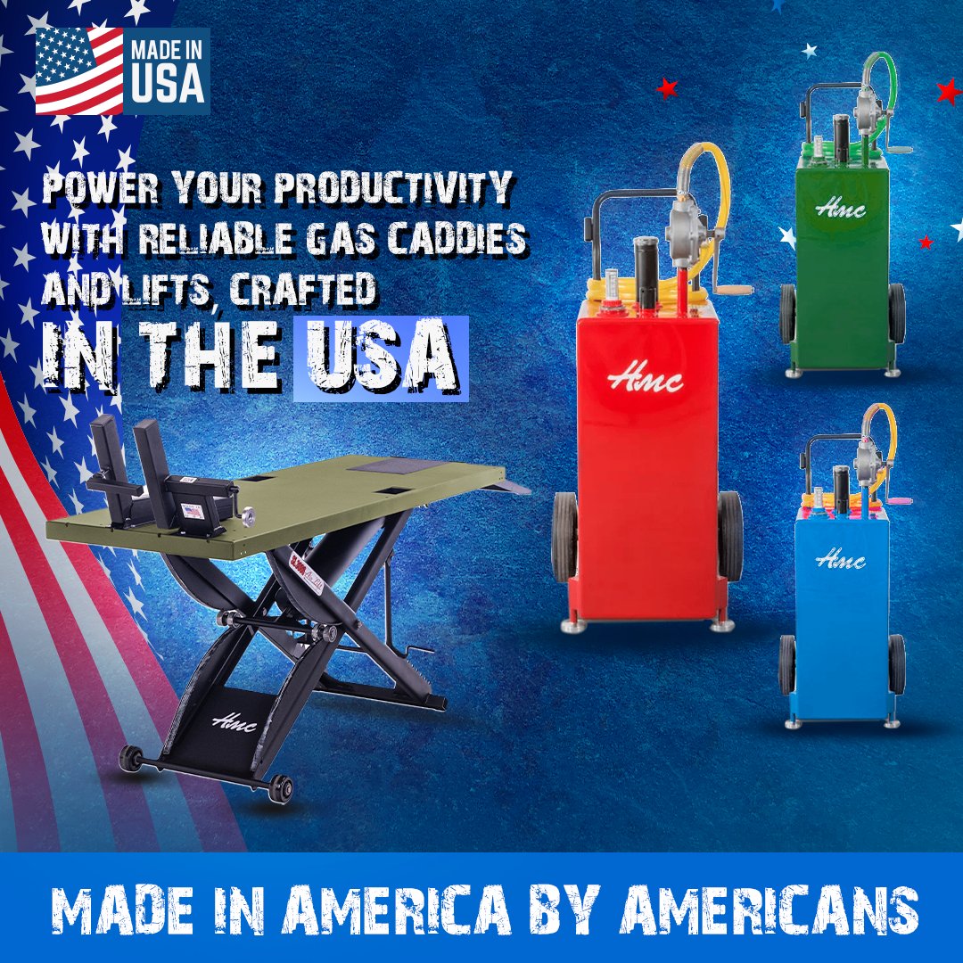 CycleShopTools's tweet image. Looking for #motorcyclelifttable or a #gascaddy, @HMCIndustries has you covered. 
We build the world's best. 
That means you can be confident no matter what product you select, we can provide the support and service you need....of course years down the road.