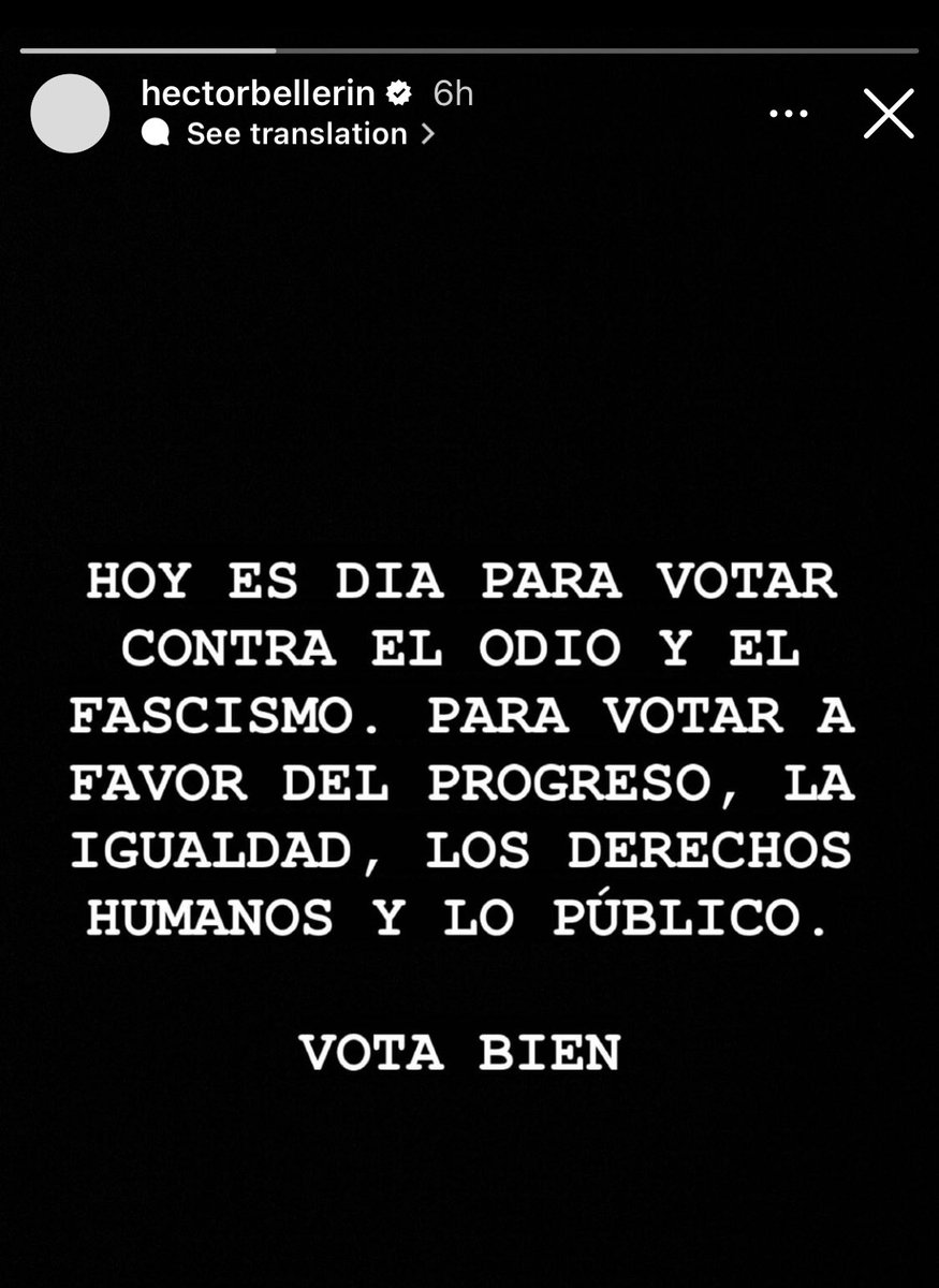 elojoquetodolv's tweet photo. Héctor Bellerín vía Instagram. 

He is an icon, he is a legend and he is the moment.

#EleccionesGenerales2023 https://t.co/sRhEp5R00N