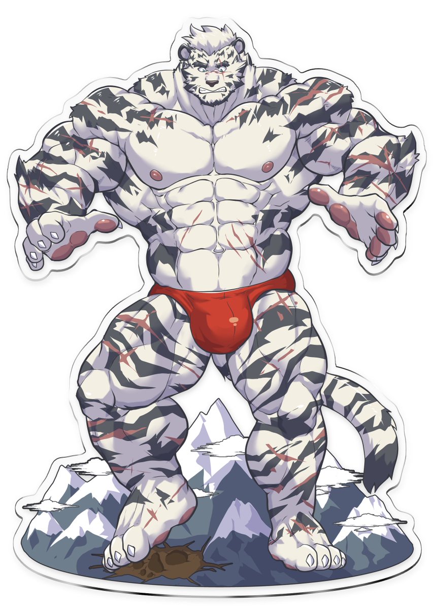 Zhenelov's tweet photo. Example picture of standee I will sell at Fursquare Thailand on September.

-Mountain as mountain size XD
-Zhenelov broke his house again 🤪 https://t.co/J2Cb50iT65