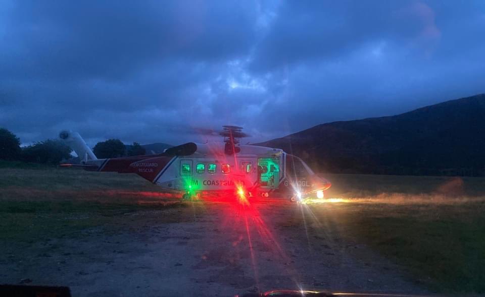 Team were out overnight with <a href="/BraemarMRT/">BraemarMRT</a> to help 3 crag-fast climbers in Beinn a'Bhuird area.  Thanks to MCA Stornoway 🚁 948 for getting us in as close as possible with our kit &amp; Braemar Co-op for food this morning. All now getting some sleep before work tomorrow #volunteers