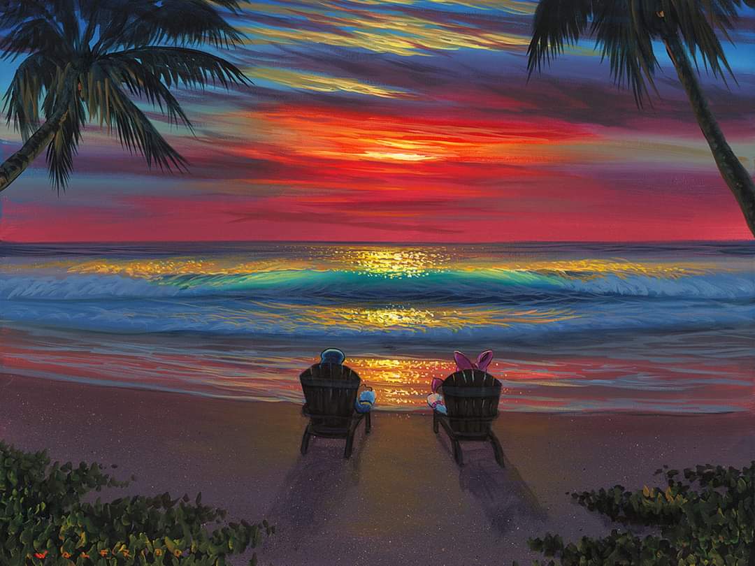 ad3_cute's tweet photo. Donald and Daisy's Perfect Sunset https://t.co/ecmha9oKzl