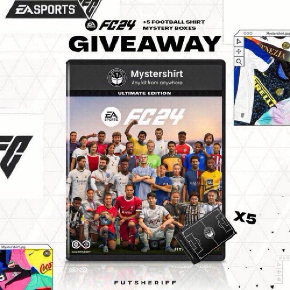 🚨GIVEAWAY ALERT 🚨

Win a copy of FC 24 ! 🔮
2 Winners

To enter : JOIN MY FPL LEAGUE 👇
 Use the code: ue544f

Makesure 👇
✅ Follow, Like and RT this tweet
✅  Choose Xbox, PC, or PS5 ! 🎮

#FC24 #giveaway #GiveawayAlert  #GamingCommunity #gaming #EAFC24 #FPLCommunity #FPL