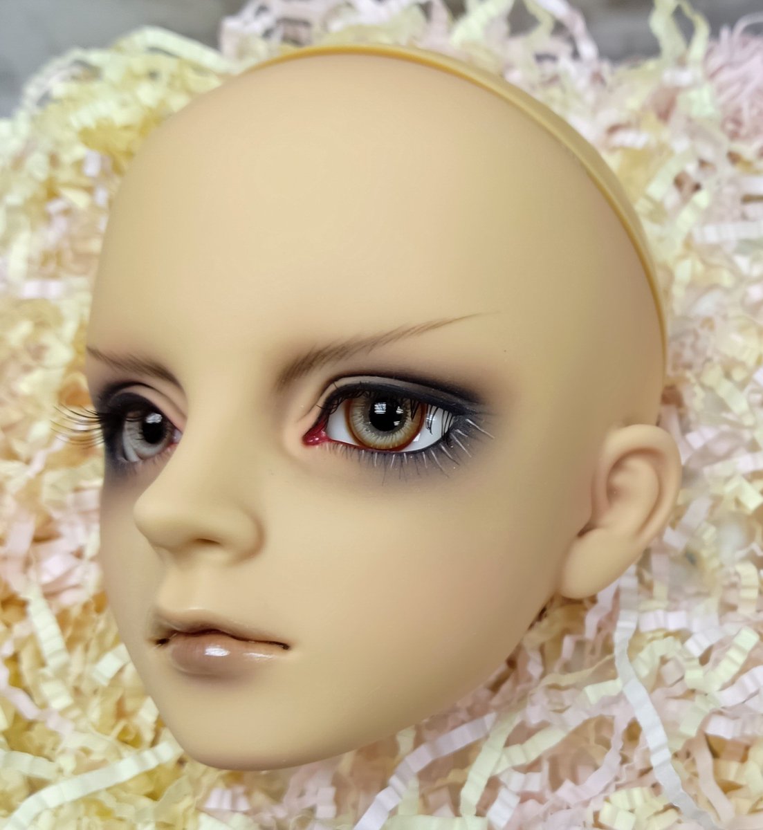 dreamdoll6's tweet photo. SD DD BJD CUSTOMIZE HEAD SERIES
VOLKS SD16 BOY HEAD ( tan skin color ) 
SD16番男の子ヘッドモデルです (日焼けした肌色)
 #sd16番 
 #SDHH
#SDカスタムヘッド
#スーパードルフィー https://t.co/Fhw9NLI8Xk