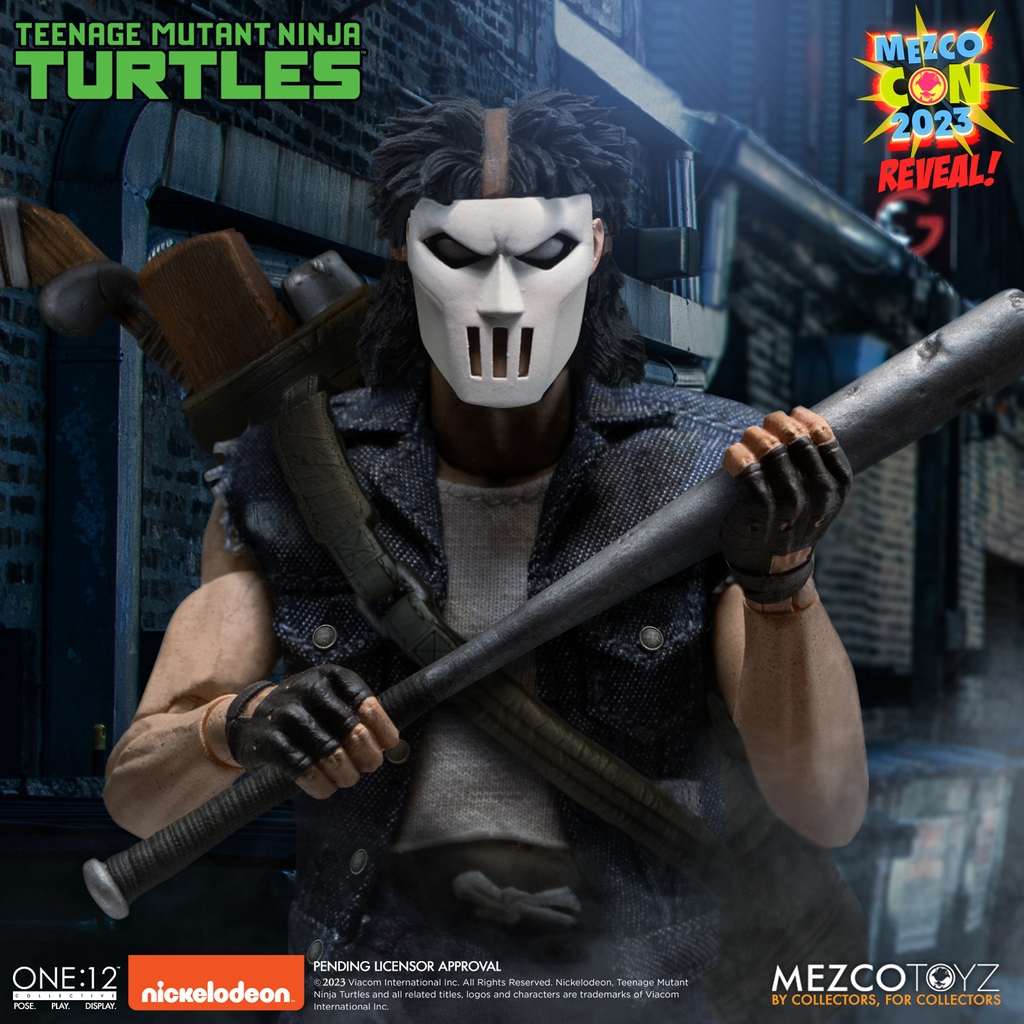 Mezco Toyz on X: #MezcoCon Reveal #4 - One:12 Collective The Teenage  Mutant Ninja Turtles - Casey Jones 👊  / X