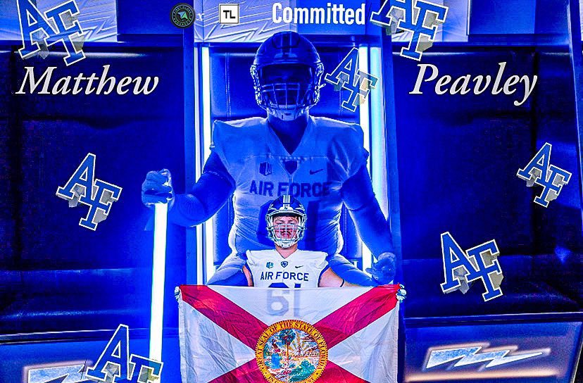 🚨BREAKING🚨

<a href="/FCProspects_/">First Class Prospects</a> Athlete 6’2 300 IOL Matthew Peavley <a href="/MatthewPeavley/">Matthew Peavley</a> has COMMITTED to <a href="/AF_Football/">Air Force Football</a> ✅ 

The <a href="/VeniceIndianFB/">VeniceIndianFootball</a> Venice, FL STANDOUT is everything you are looking for in an IOL‼️ Mauler, Physical, Drives feet through contact, Plays throught the whistle✅