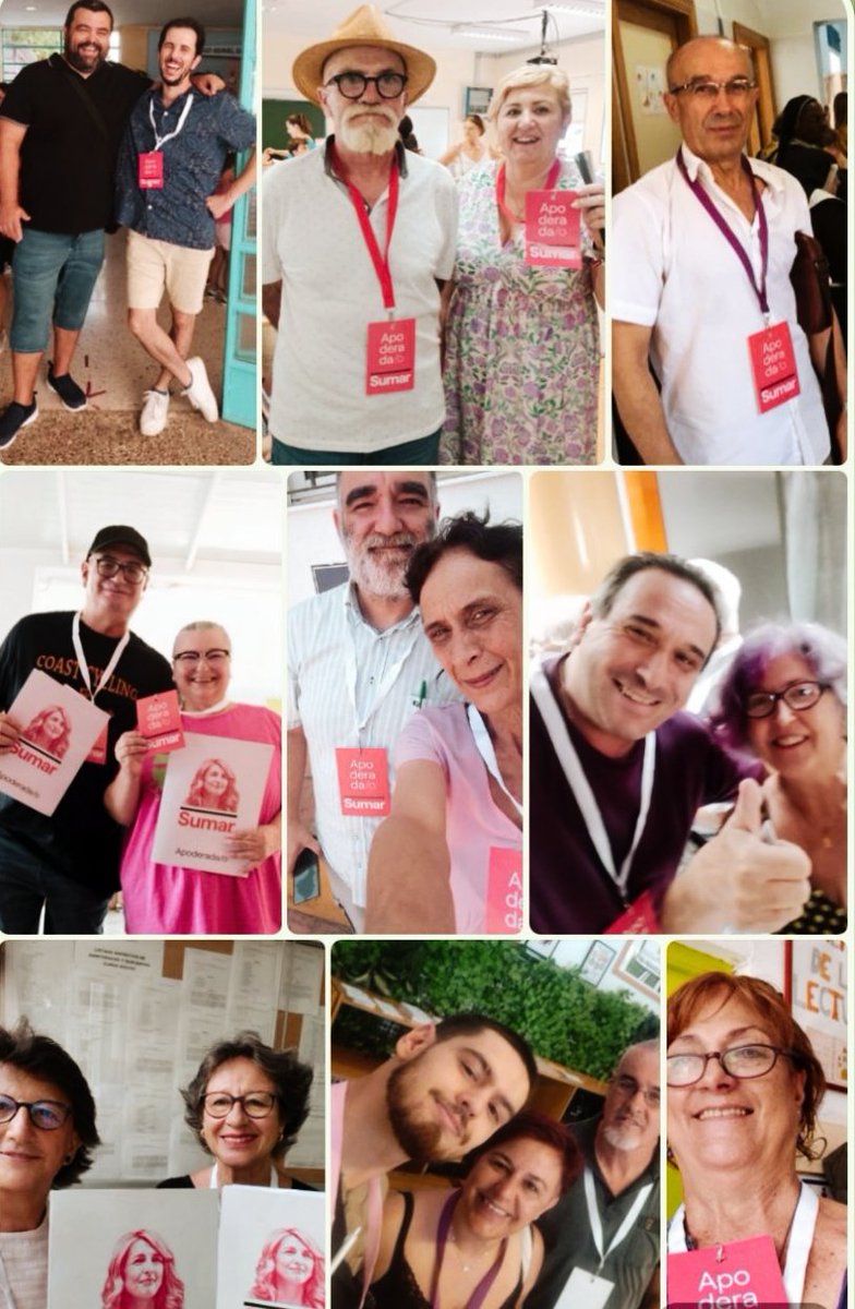 La militancia de <a href="/podemosmalaga/">Podemos Málaga</a> ha estado a pie de urna (junto a mucha otra gente) como apoderados-as de <a href="/sumar/">Sumar</a>.

Vamos que queda la última hora.
A llenar las urnas de esperanza para un país mejor, para todos y todas.

Si aún no lo has hecho, ve a votar. #EsPorTi
#Sumar23J