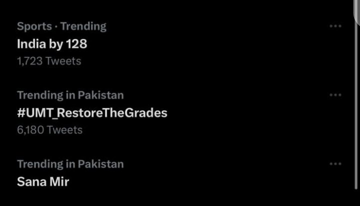 ZK_Lawyer's tweet photo. Guys congratulations
we are tranding..👇👇
#UMT_RestoreTheGrades https://t.co/JSHczXa9e6