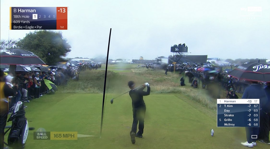 flushingitgolf's tweet photo. Another rope off 18. Enjoy the walk, mate. You deserve it 👏 https://t.co/tYkaPjGfZb