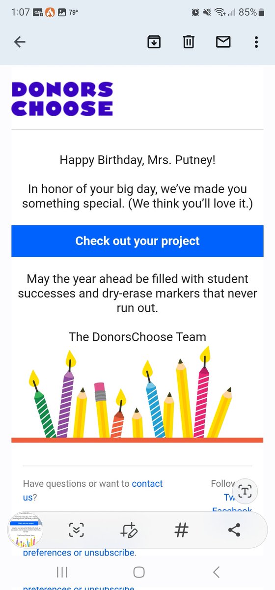 Thank you <a href="/DonorsChoose/">DonorsChoose</a> that's amazing!  #BCSD #WeAreBenFranklin
donorschoose.org/project/explor…