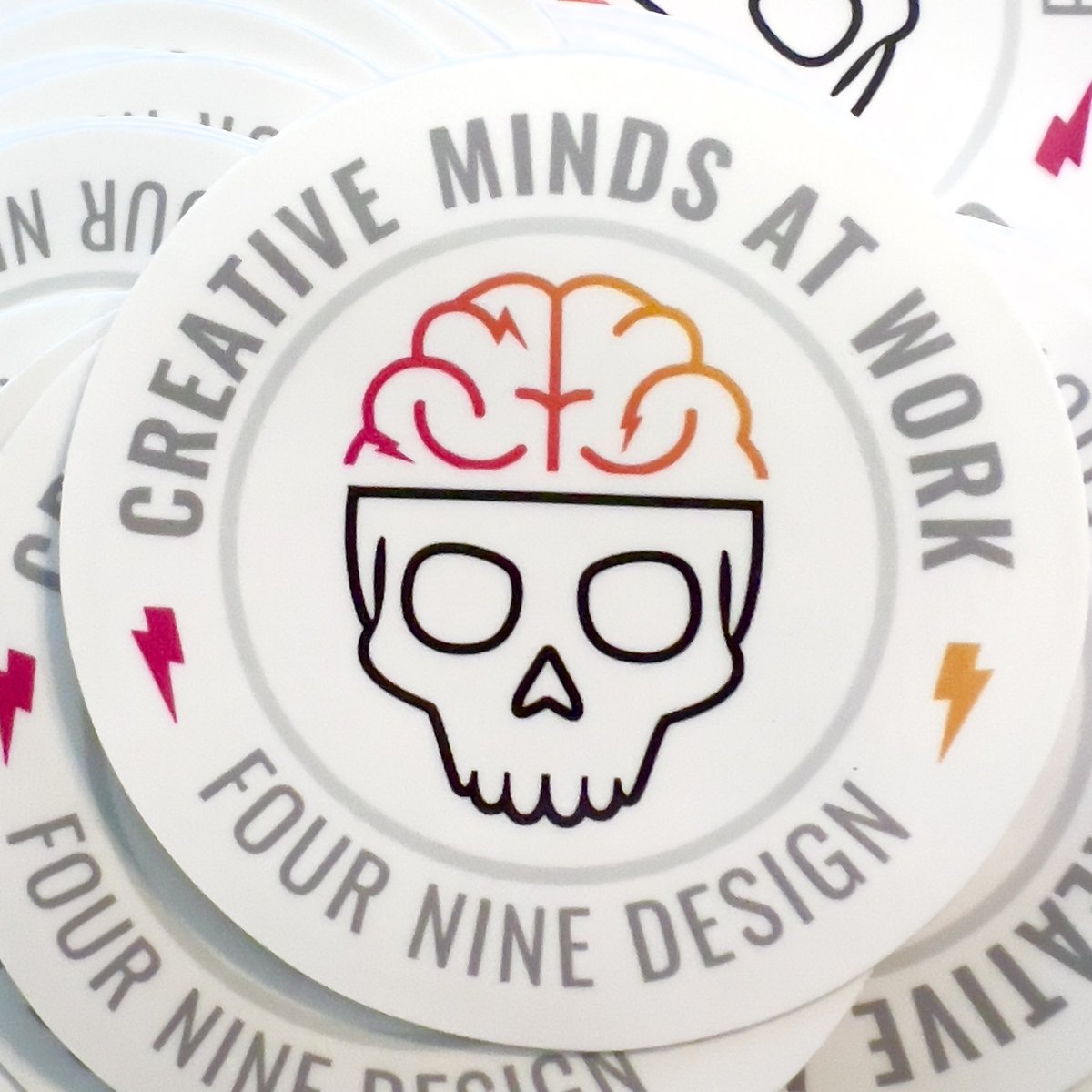 FourNineDesign's tweet image. New stickers just arrived - holler at us if you want one. #freestickers