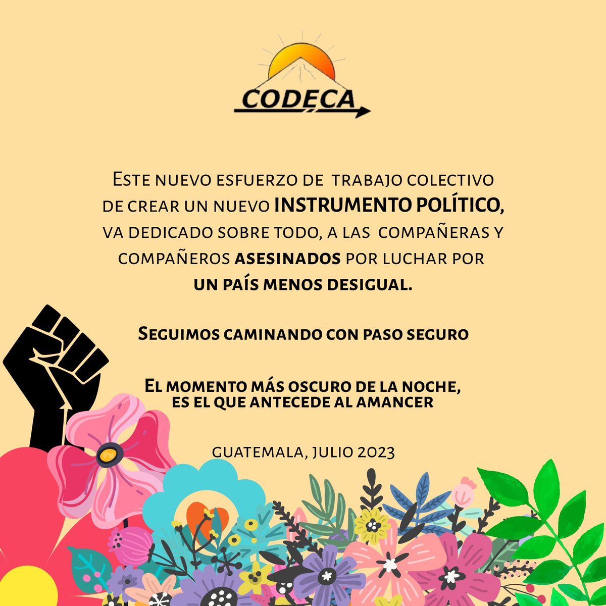 MLP . Movimiento para la Liberación de los Pueblos tweet media