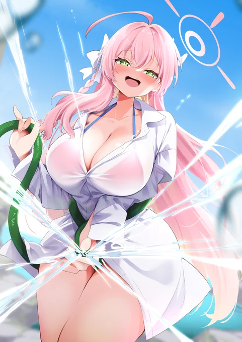 たっぷりかけちゃいますね 