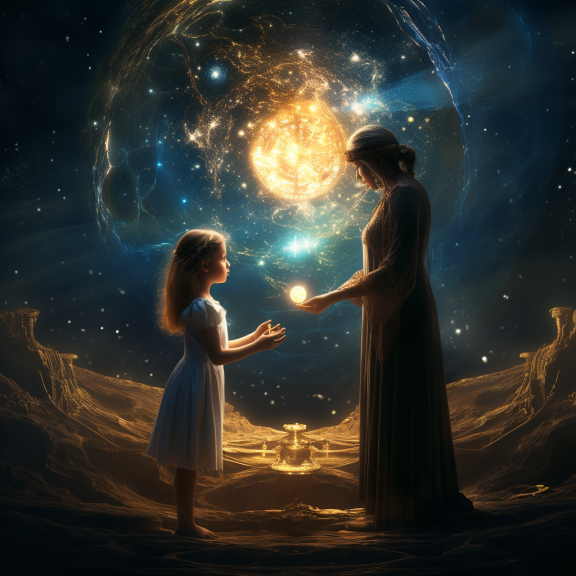 A beautiful lady giving the resources to her much younger self as a young girl reaching across time dimensions with love
📷
#aiart #aiartworks #aiartdaily #generativeart #aiartcommunity #digitalart #generatedart #art #digitalpainting #artist #artwork #digitalartist
