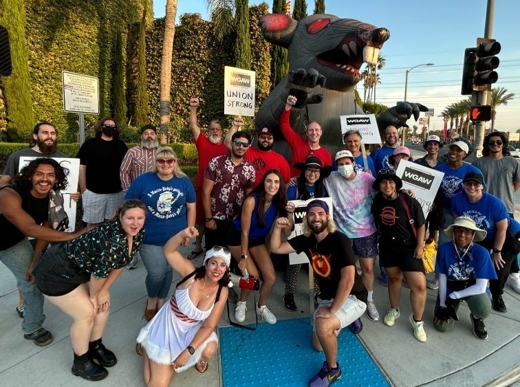 I'm sickened by the allegations of sexual assault, animal abuse, unsafe working conditions and unfair pay at <a href="/MedievalTimesCA/">MedievalTimesCA</a>. I proudly stand with #KnightsonStrike and all workers fighting for basic dignity in the workplace and a living wage.  #medievaltimes #animalrights #wgaw