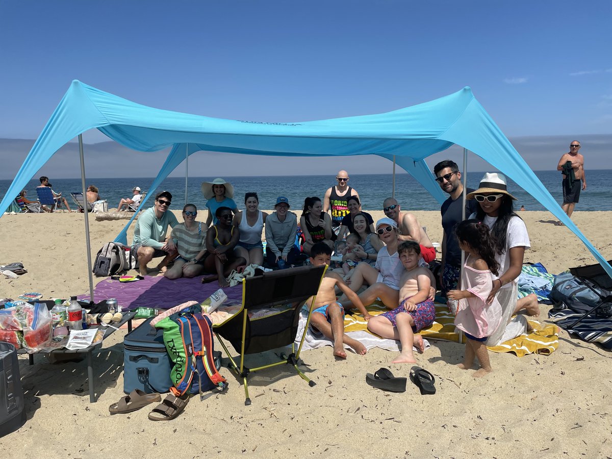 The first (not last!) @MGHSurgery beach day in #Truro #OuterCape - such a great time #surgery #wellness #community #surgparenting #gratitude