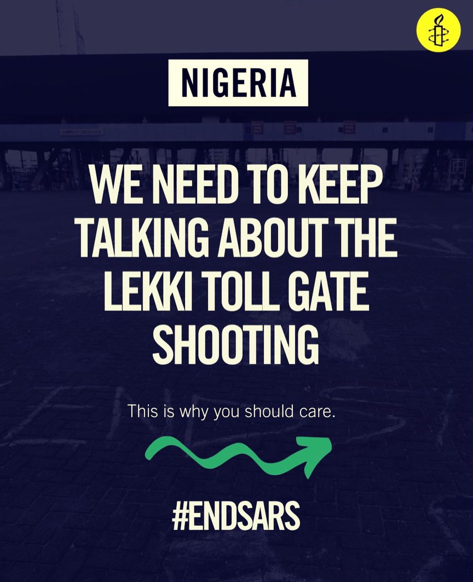 AmnestyNigeria's tweet image. #EndSARS
#LekkiTollGateMassacre 
#WeWillNotForget