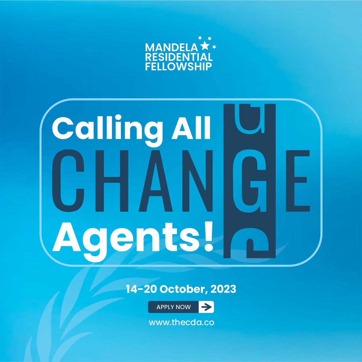 thecdaco's tweet photo. Join us at Mandela Residential Fellowship 2023 in Istanbul, Turkey 🚀 October 14-20 2023 📅 

🌟 Secure your place now at https://t.co/FsaN3UsH0E 

#CDA #MRF #mandelaresidentialfellowship #diplomaticexcellence #youthdiplomacy #youthempowerment https://t.co/BJirawlKpQ