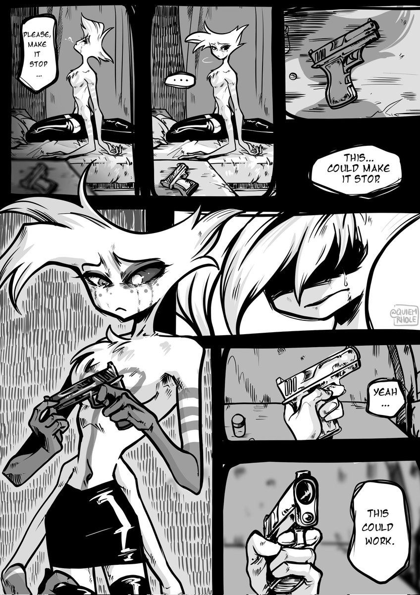THROUGH THE HEART
Part 1/3

Here's the first part of the comic that I've been working on ! Mainly based on Angel Dust 🕷️ (but not only 👀)

#HazbinHotel #HazbinHotelFanart #HazbinHotelAngelDust #HazbinHotelComic #HazbinHotelValentino