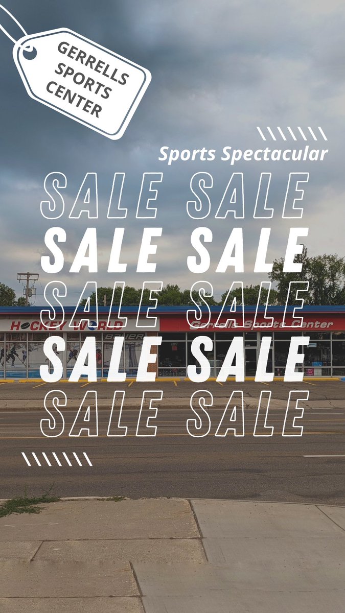 Starts Monday. Saving on Baseball, Softball and much more.