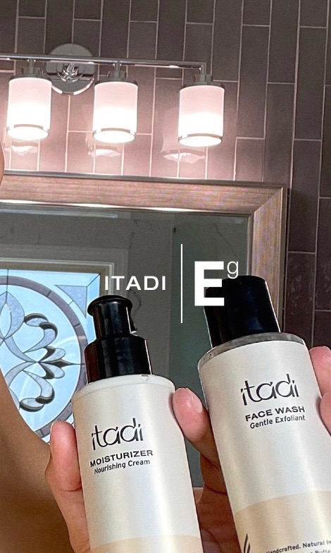 Reinvigorate your skin with Itadi's face wash &amp; moisturizer. Tap the link in our bio to shop their collection of skincare on EG #shopempower #blackownedbrands #skincare